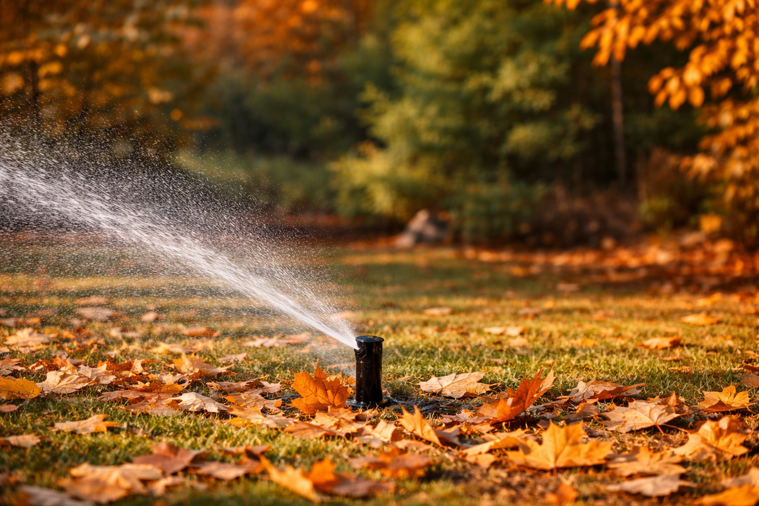 How to winterize irrigation system autumn