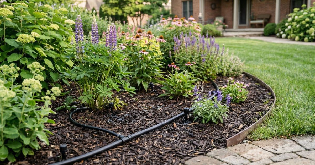  how much does irrigation cost drip irrigation in flower bed