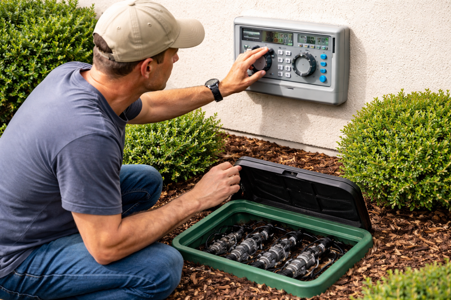 why is my irrigation system not working - controller and valve inspection
